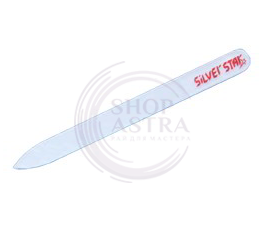 Silverstar Пилка стеклянная для маникюра АТ-201 (12см) прозрачная