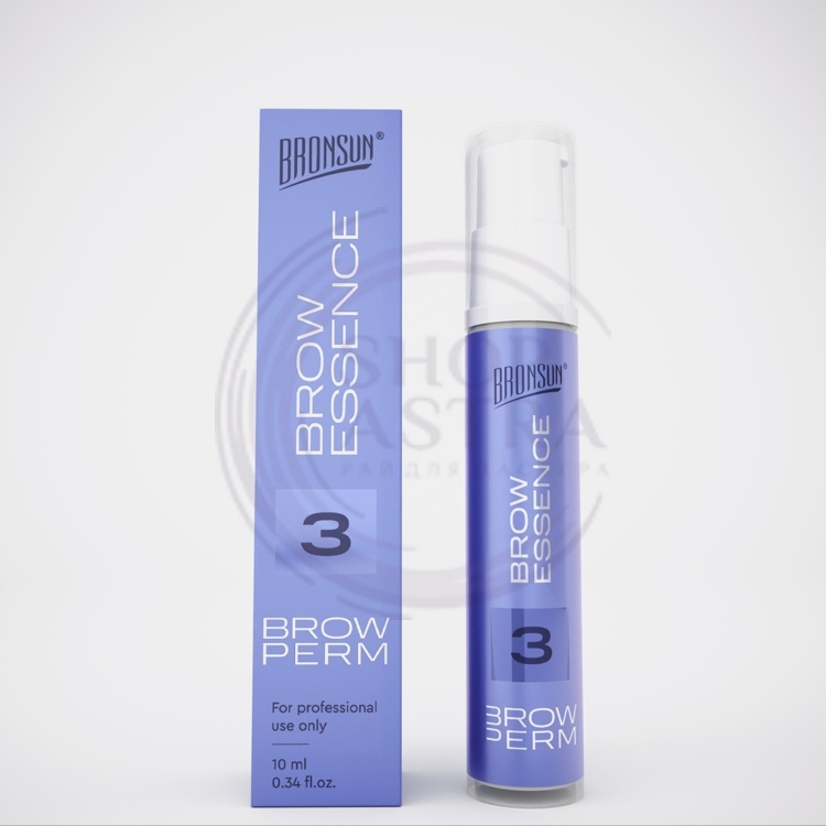 Bronsun Состав #3 для долговременной укладки бровей BROW ESSENCE, 10 мл